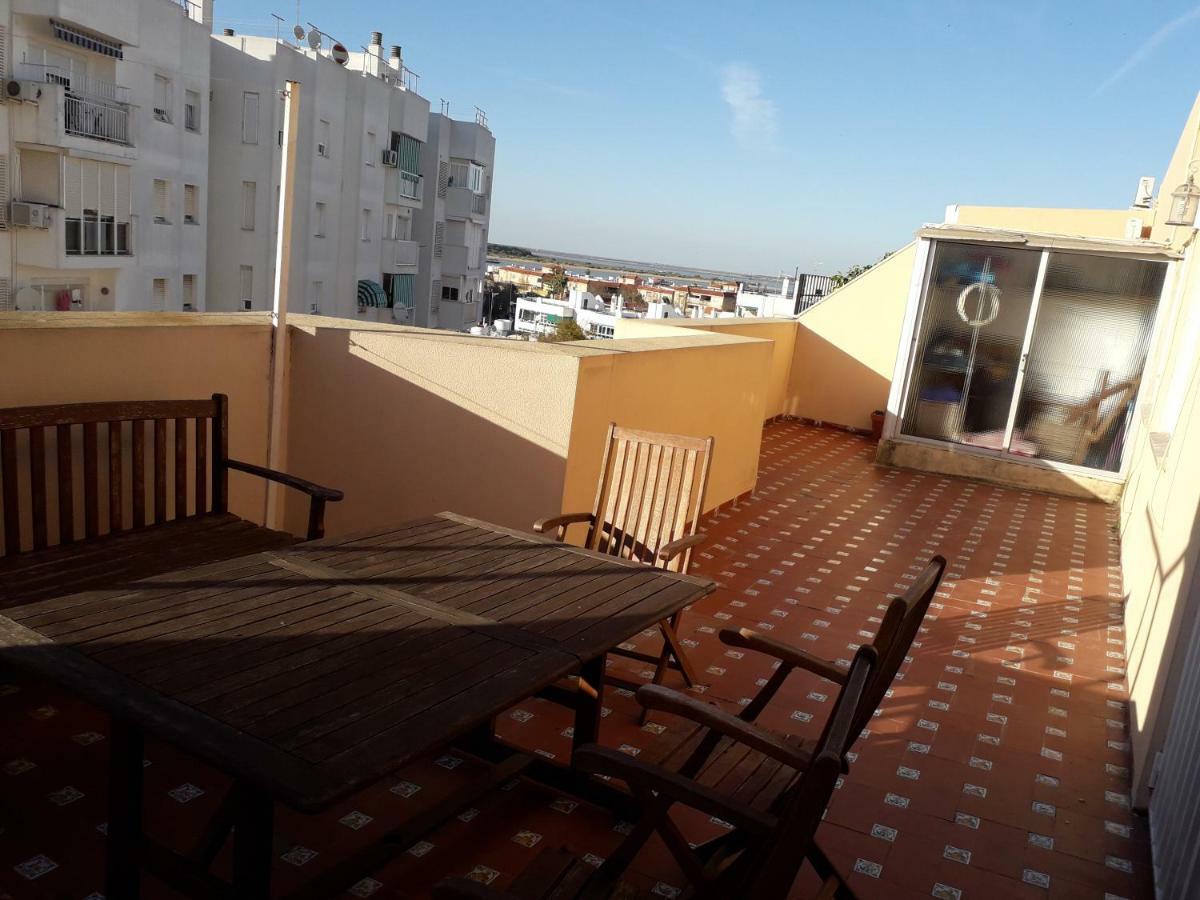 Atico Con Espectacular Terraza Con Vistas Magnificas A La Desembocadura Del Guadalquivir Apartment Sanlucar de Barrameda Exterior photo